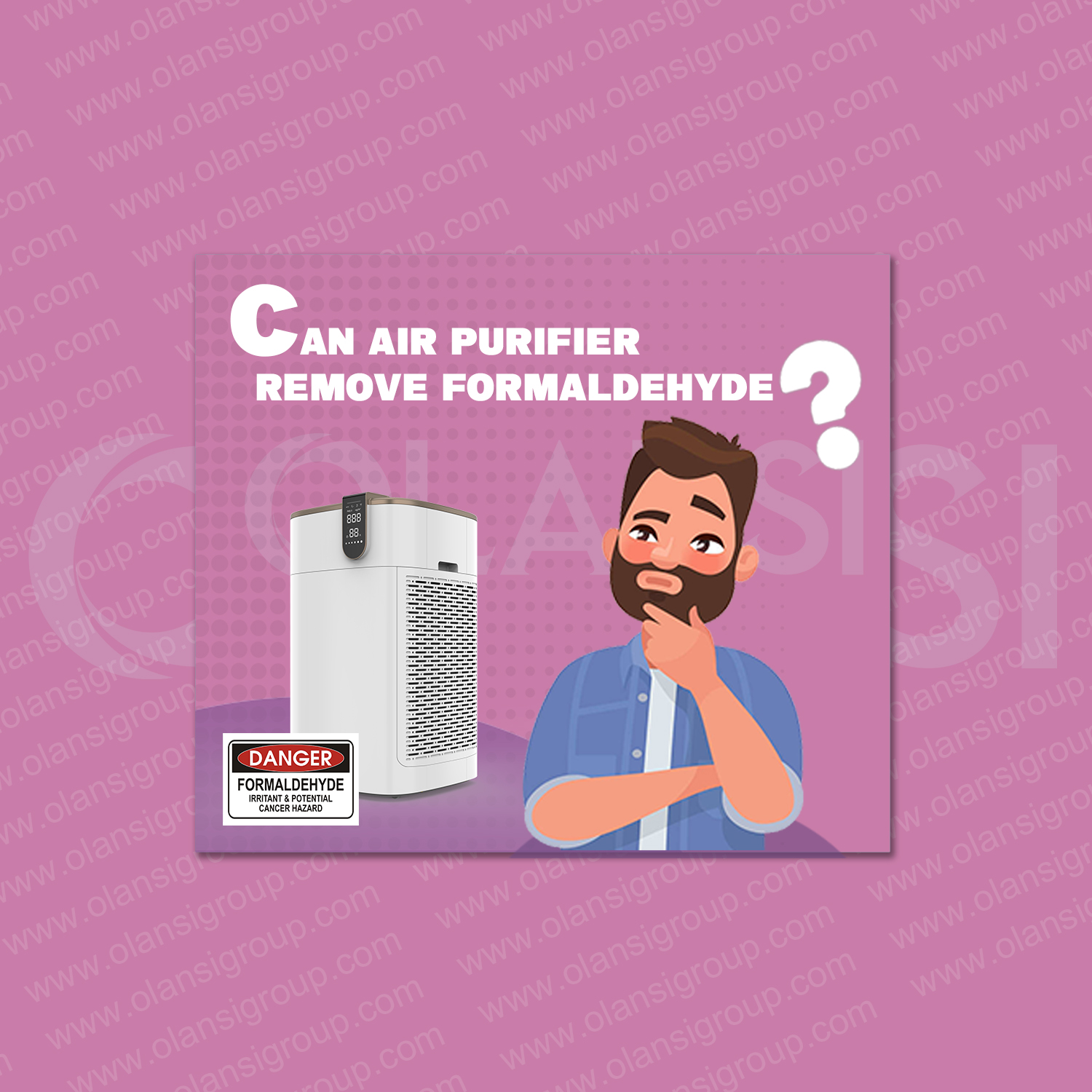 Can formaldehyde be removed by air purifier?